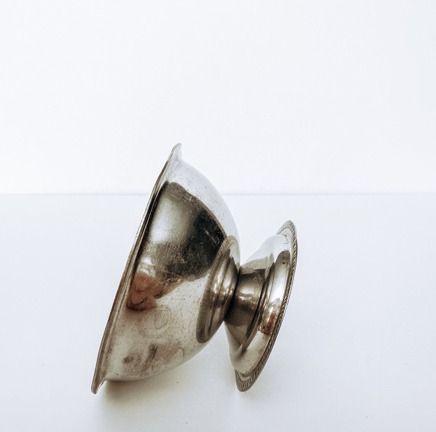 Silver Pedestal Trinket Dish