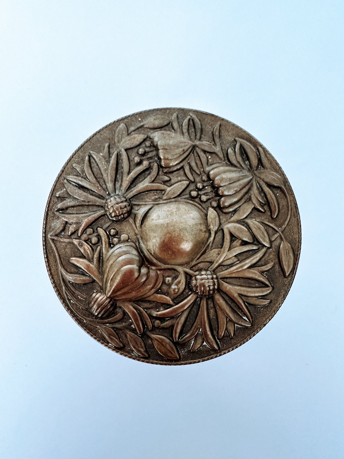 Etched Glass Trinket Dish