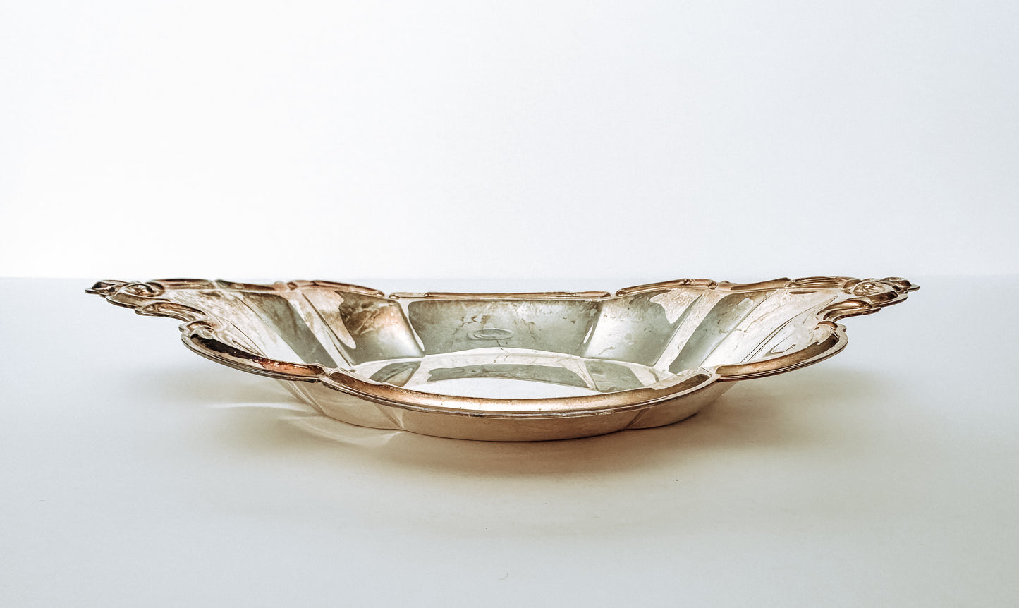 Silver Scalloped Edge Trinket Dish