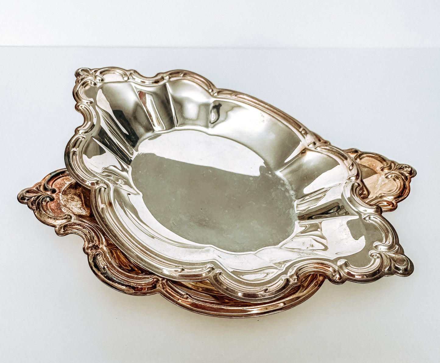 Silver Scalloped Edge Trinket Dish