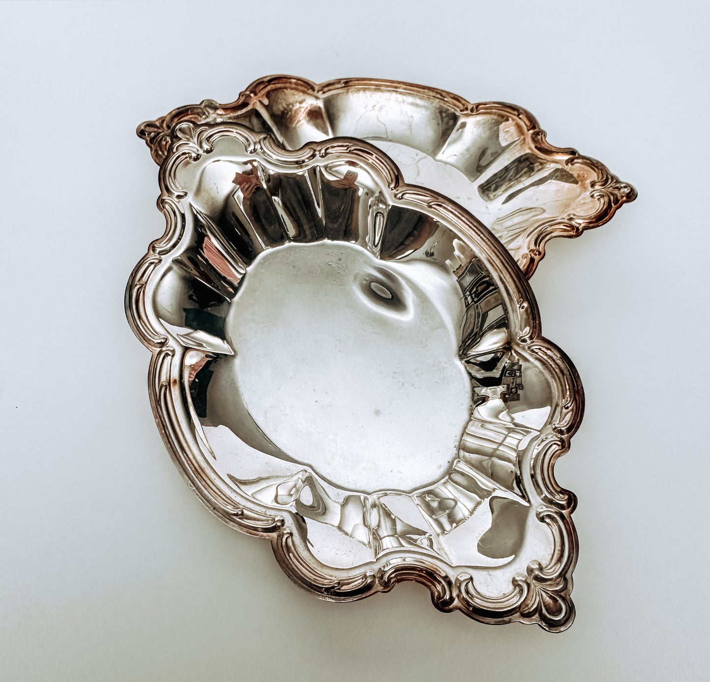 Silver Scalloped Edge Trinket Dish