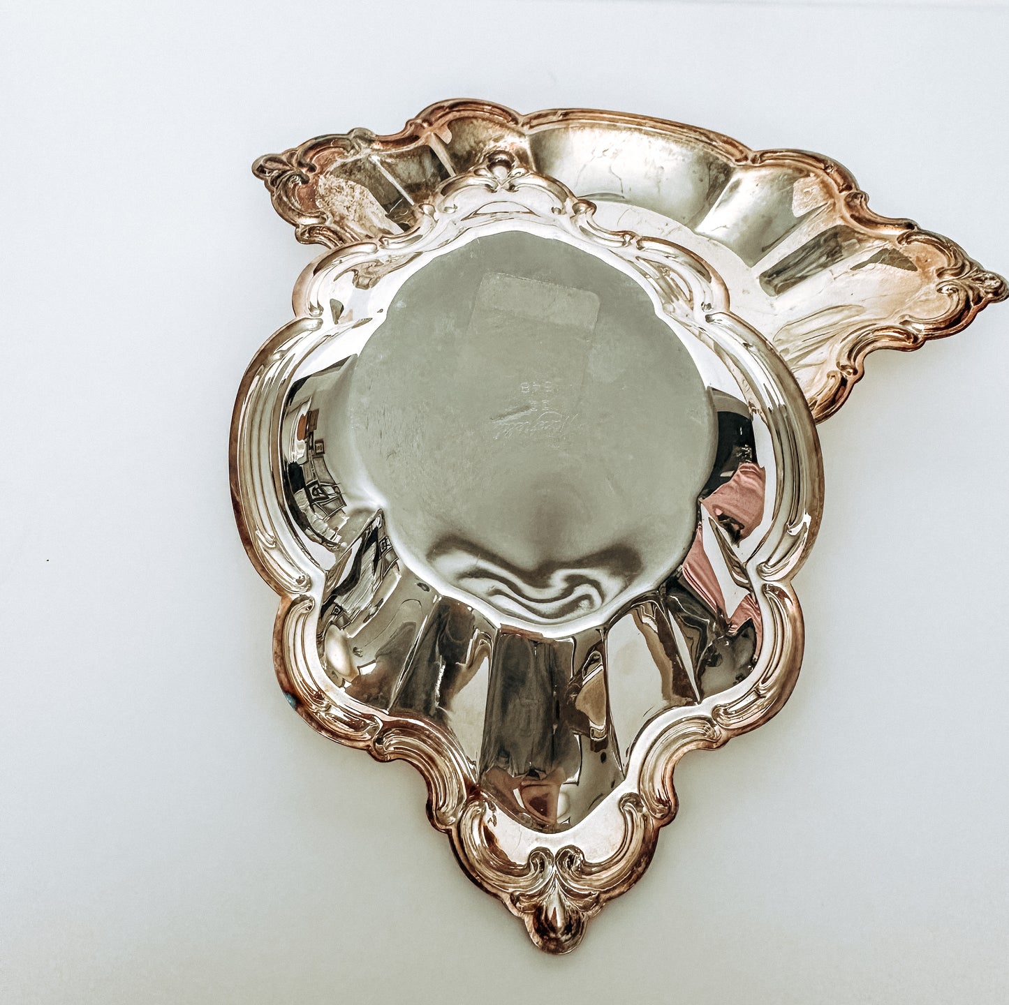 Silver Scalloped Edge Trinket Dish