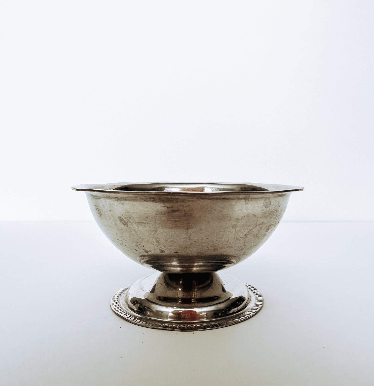 Silver Pedestal Trinket Dish