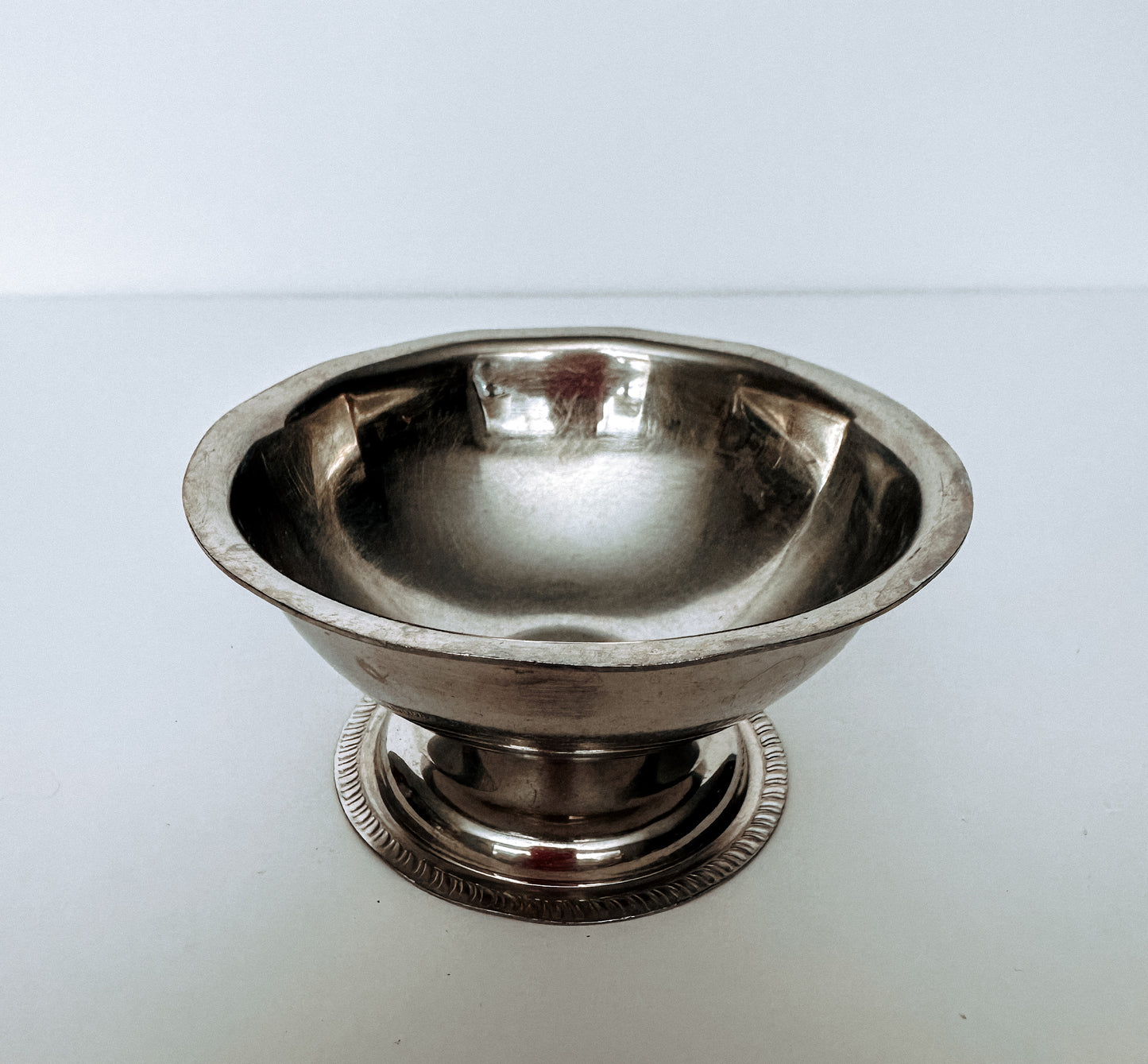 Silver Pedestal Trinket Dish