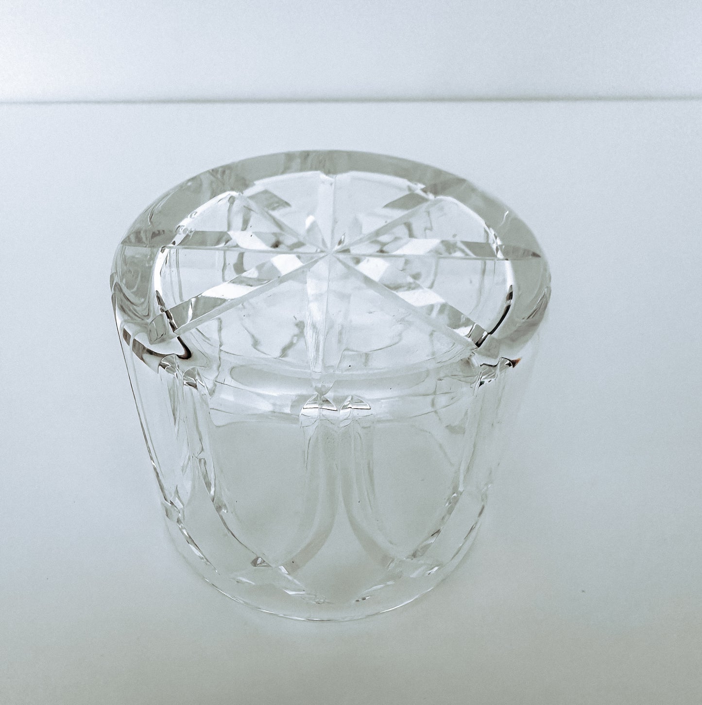 Etched Glass Trinket Dish