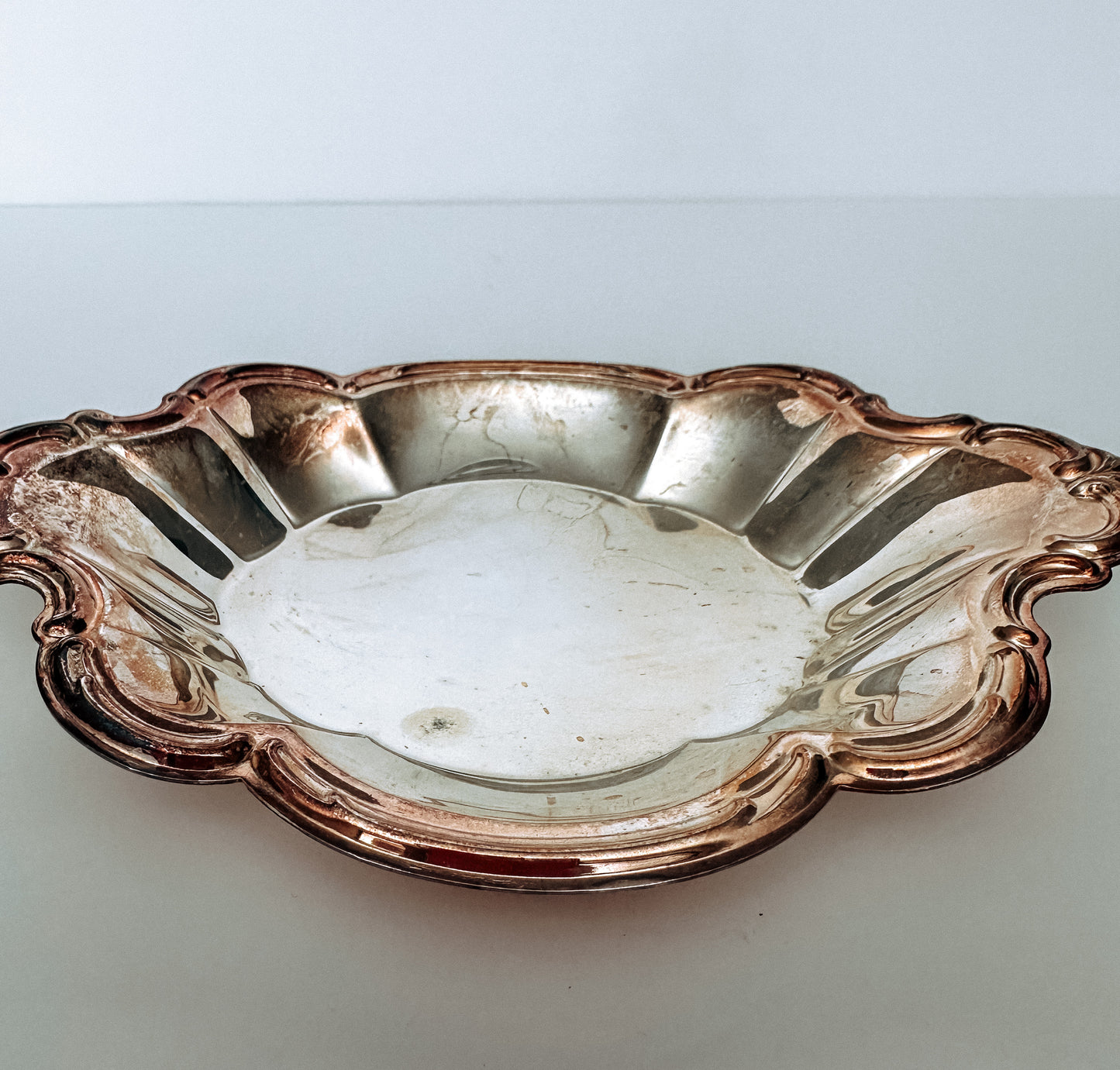 Silver Scalloped Edge Trinket Dish