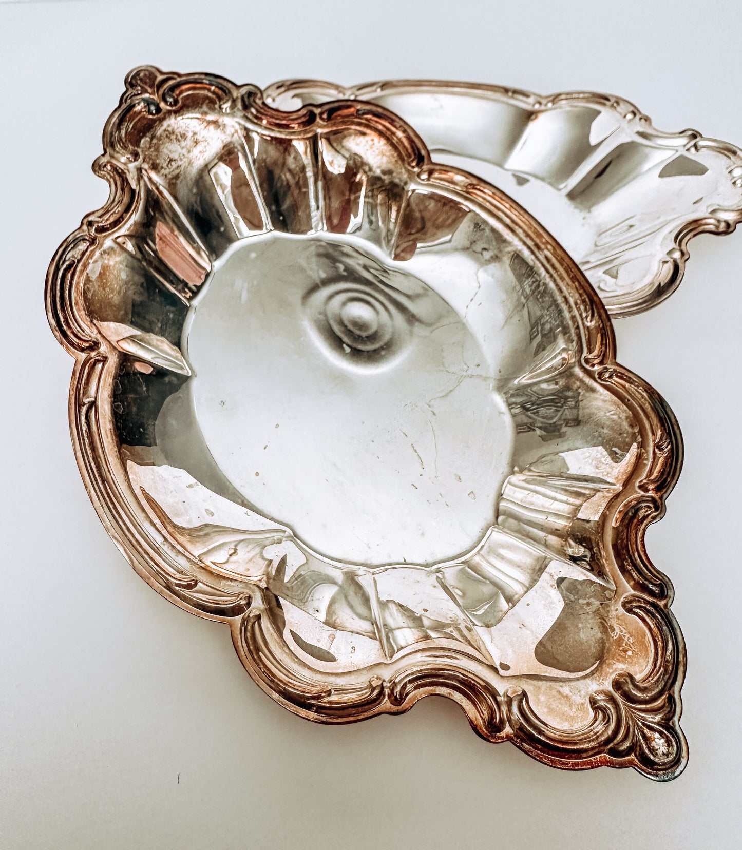 Silver Scalloped Edge Trinket Dish