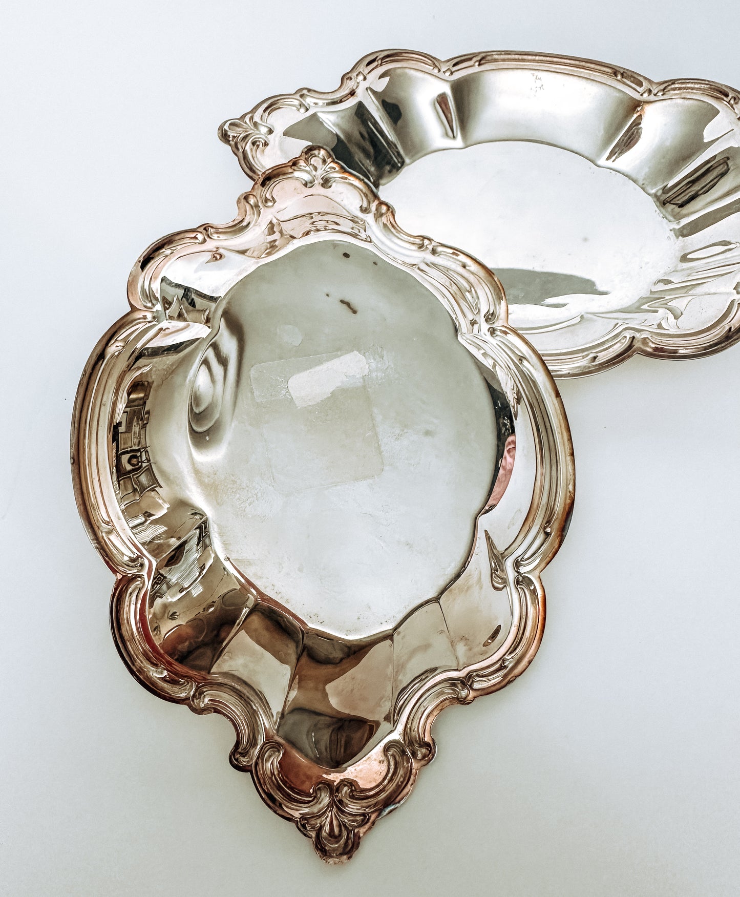 Silver Scalloped Edge Trinket Dish
