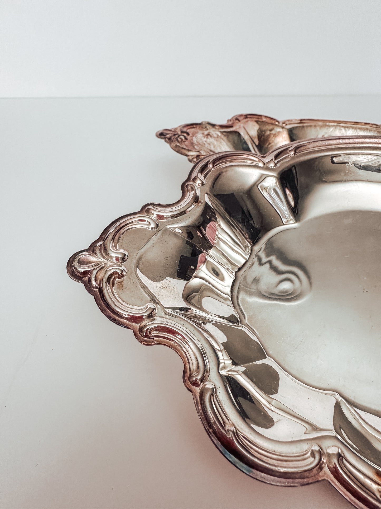 Silver Scalloped Edge Trinket Dish