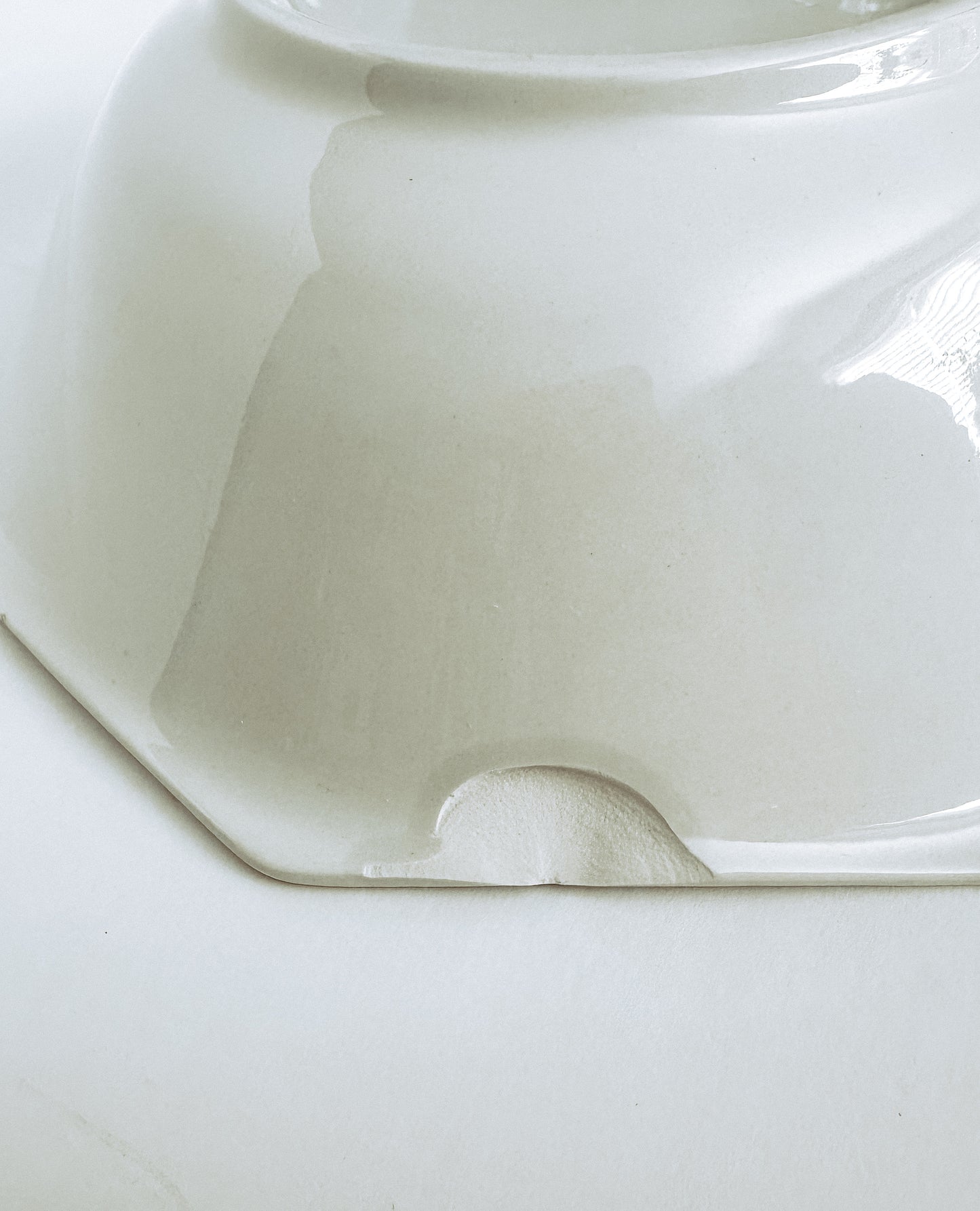 Ironstone Serving Bowl