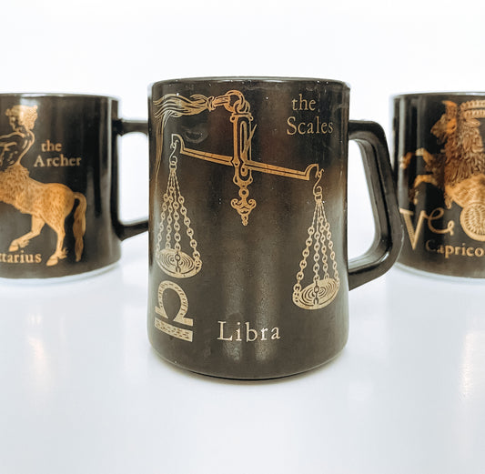 Vintage Zodiac Mug Libra
