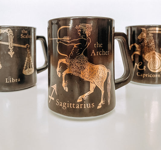 Vintage Zodiac Mug Sagittarius