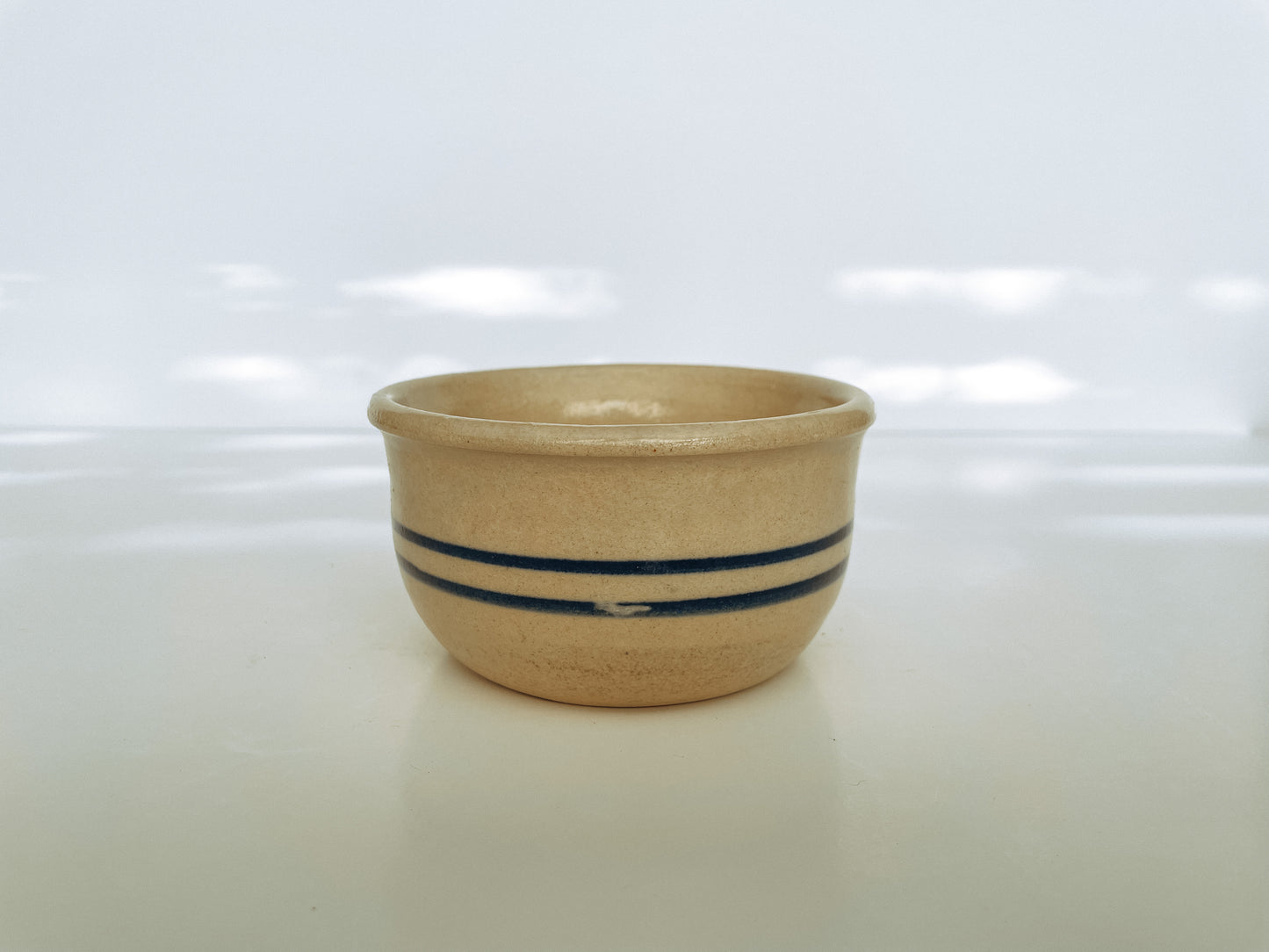 Blue Stripe Crock