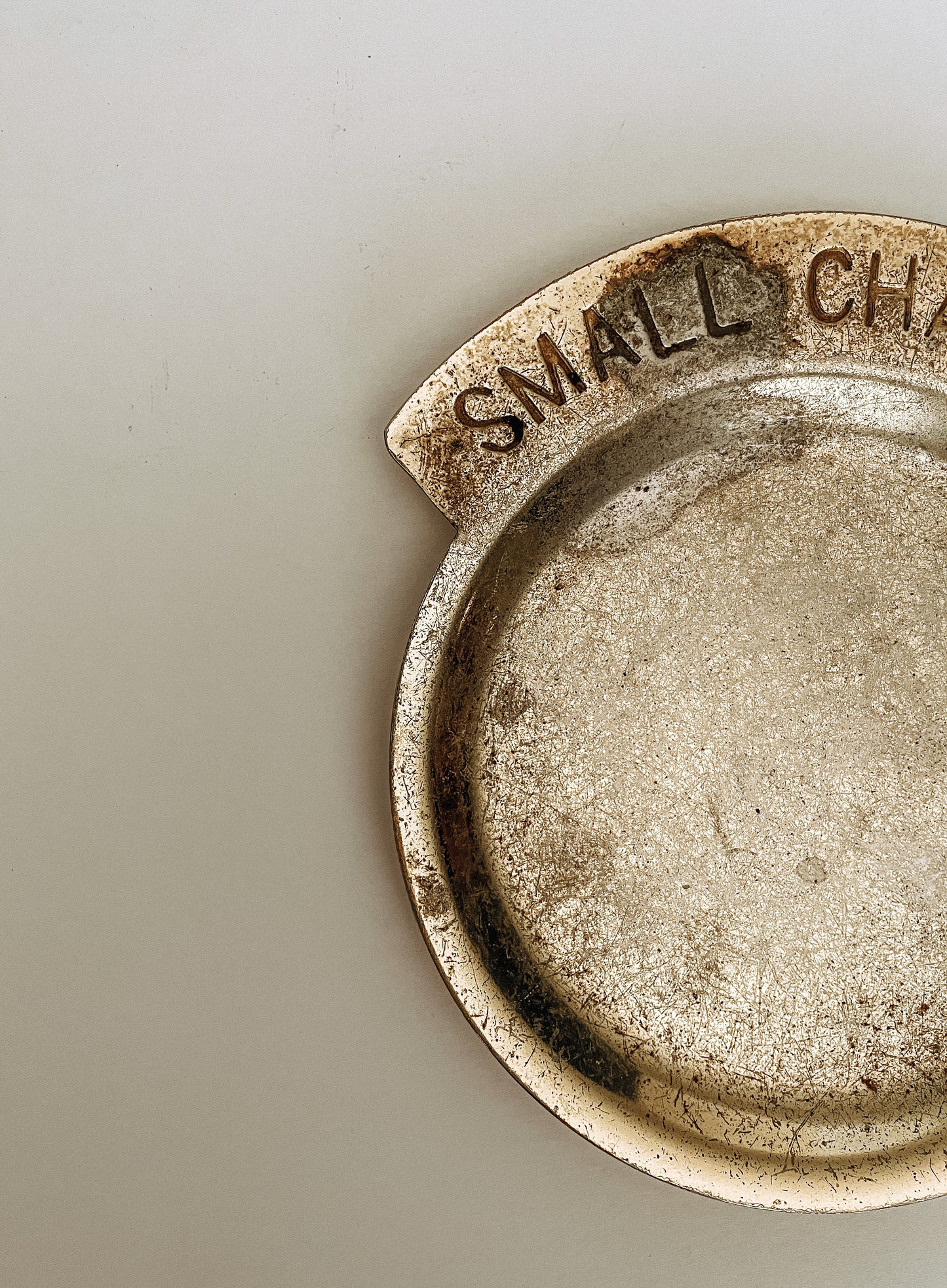 Vintage Brass Pocket Change Dish