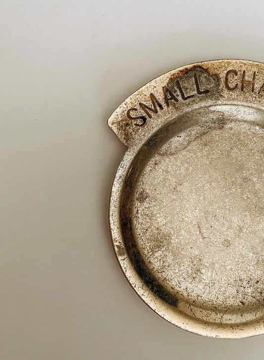 Vintage Brass Pocket Change Dish